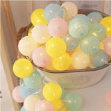 Guirlande de Boules de Coton
