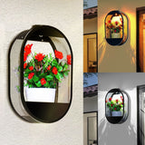 Lumière de Pot de Mur Solaire