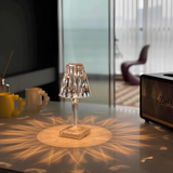 Lampe en Cristal Étincelant
