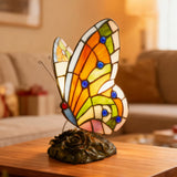 Lampe en mosaïque avec des ailes