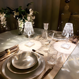 Lampe en Cristal Étincelant