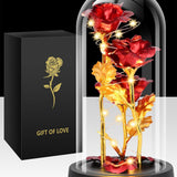 Cadeau de Rose en Verre EverGlow