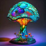 Lampe magique avec design de champignon