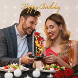 Cadeau de Rose en Verre EverGlow