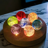 Orbes Galactiques en Cristal Lumineux
